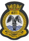 831 Naval Air Squadron badge