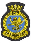 847 Naval Air Squadron badge