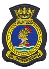 HMS Dauntless badge